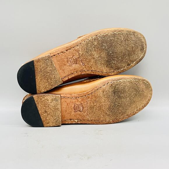 Sebago Shoes Men 9 Brown Leather Genuine Handsewn Penny Loafers Casual Comfort main image 2